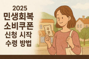 2025 민생회복 소비쿠폰 신청 시작 수령 방법